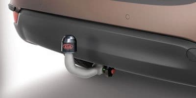 Kia Carens (2013-2016) Tow bar, detachable, Vertical