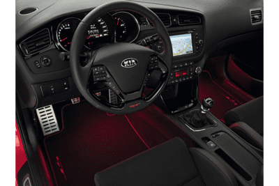 Kia Cee'd Sportswagon (2012-2015) Red LED Lighting Foot Area