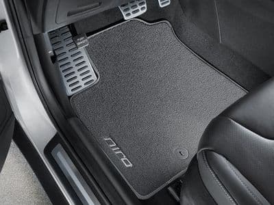 Kia Niro HEV only  2020-2022  Velour Floor Carpet Mats - Black, Set of 4, RHD, Anti Slip