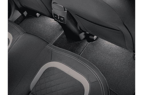 Kia Optima (2016-2018) LED Footwell Illumination, White, Second Row