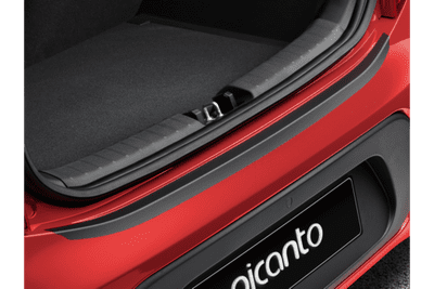 Kia Picanto 2021 Onwards Rear Bumper Foil - Black