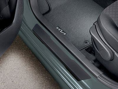 Kia Picanto 2025 - Door Sill Protection Foil - Black