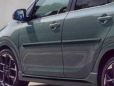 Kia Picanto 2025 Onwards - Side Door Mouldings - Black