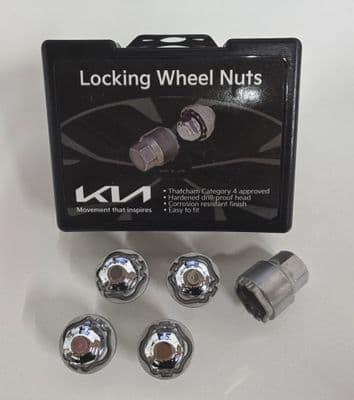 Kia Picanto 3 Door (2011-2014) Locking wheel nut set