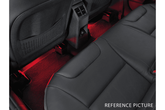 Kia Picanto 5 Door (2017-2020) Led Footwell Illumination (Red) Rear