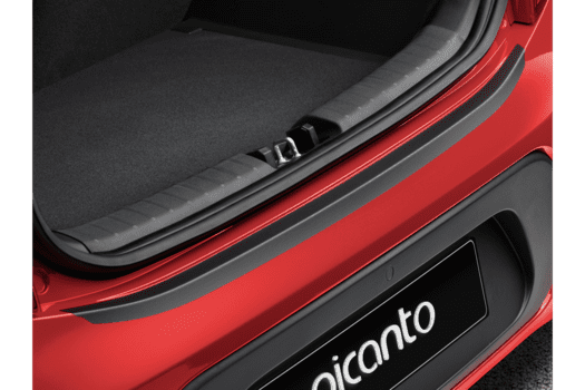 Kia Picanto 5 Door (2017-2020) Rear Bumper Foil (Black)