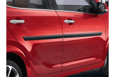 Kia Picanto 5 Door (2017-2020) Side Door Mouldings (Black)