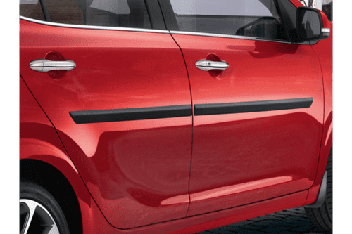 Kia Picanto 5 Door (2017-2020) Side Door Mouldings (Black)