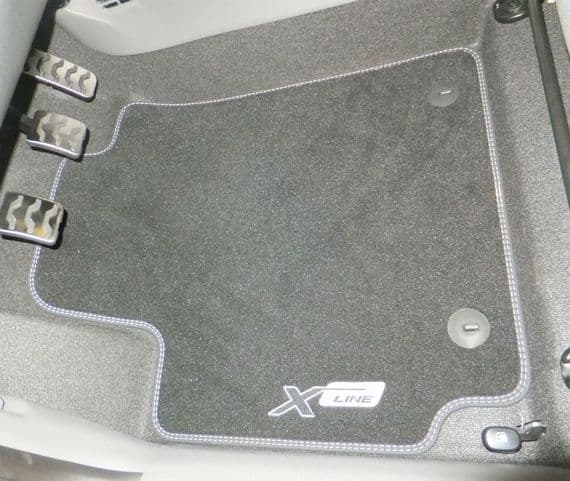 Kia Picanto 5 Door (2017-2020) Velour Carpet Mats, X-Line.  RHD