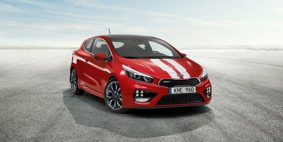 Kia Pro Cee'd (2016-2018) Racing Stripe White