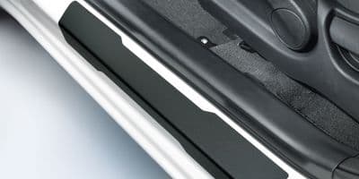 Kia Rio (2015-2016) Entry guard foils (set of 4 black), 5dr