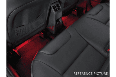 Kia Soul EV (2019-) Led Footwell Illumination (Red) Rear