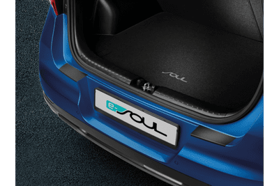 Kia Soul EV (2019-) Rear bumper protection foil, black