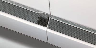 Kia Sportage (2014-2015) Side Body Mouldings Carbon Effect