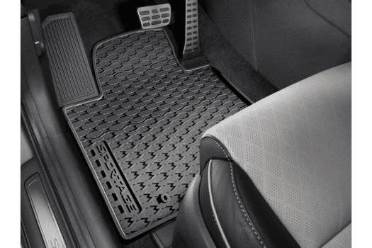 Kia Sportage (2019-2021) All Weather Floor Rubber Mats - Black, Set of 4, RHD