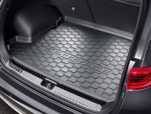 Kia Sportage (2019-2021) Waterproof Boot Liner - Black, Anti-Slip  - Raised Edges