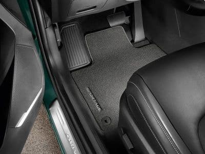 Kia Sportage HEV (2022-) Carpet Mat Set, Velour.  RHD