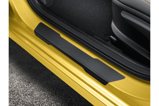 CWWHY 4pcs Car Outer Door Sill Protector Kick Plates For Kia