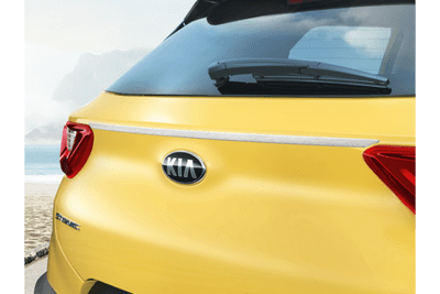Kia Stonic Tailgate Trim Line (Brushed Stainless Steel Finish)
