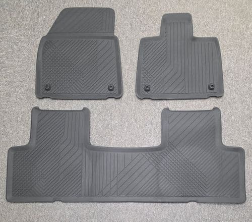 Polestar 3 Mat set, rubber, charcoal, RHD