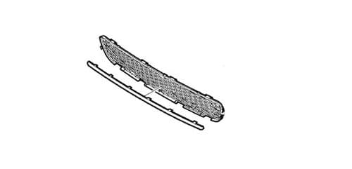 Volvo Decor Strip Lower Front Grille (Chrome)