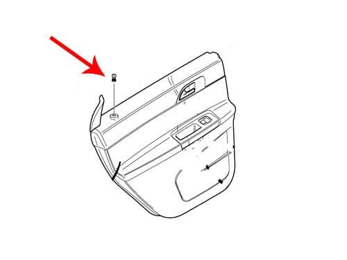 Volvo Door Lock Cover - Beige