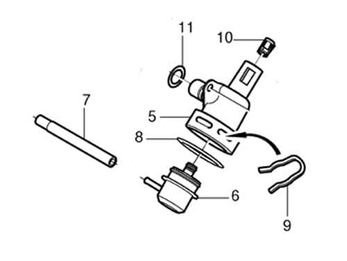 Volvo Fuel Pressure Regulator 8658093
