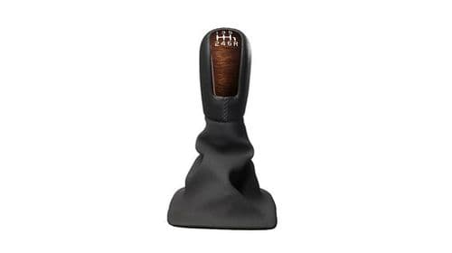 Volvo Gear Shift Knob, Leather With Wood Inlay, C70 06-