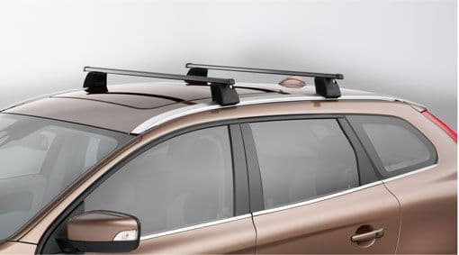 Volvo Load Carrier/Roof Bars Square Profile For Rails - XC60 Up To 2017