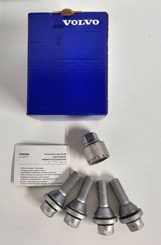 Volvo Lockable Wheel Bolt Kit, 31439226