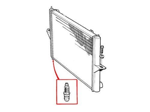 Volvo Radiator Drain Plug, 3547226