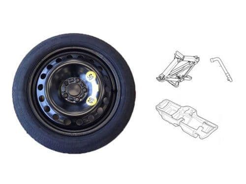 Volvo S60/S60CC & V60/V60CC Space Saver Wheel Kit, Fits Models 2011-2018, Wheel & Tyre (125/80R17)