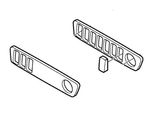 Volvo S60 Up To 2009 - Control Panel & Blanking Buttons For Park Assist