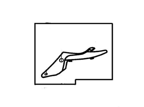 Volvo S60 Up To 2009 - Left Hand Windscreen Trim Panel