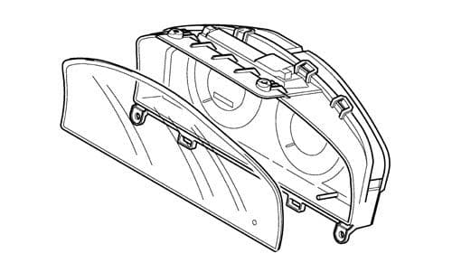 Volvo S80 2007 Onwards - Combined Instrument Replacement Glass Kit