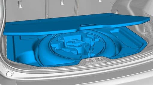 Volvo Storage Under The Boot Floor For Space Saver Wheel - V60 & V60CC ...