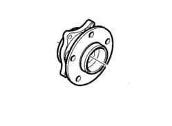 Volvo V70/XC70/S60/S80 - Front Wheel Hub