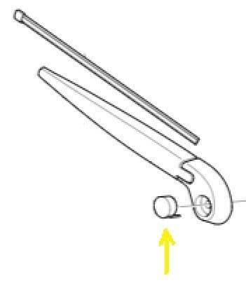 Volvo XC60 2009 - 2017, up to VIN 183202 - Rear Wiper Arm Nut Cover