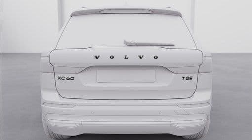 Volvo XC60 Black Rear Emblem Kit T8 plug-in Hybrid AWD