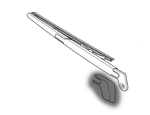 Volvo XC90 2007 - 2015 - Rear Wiper Arm