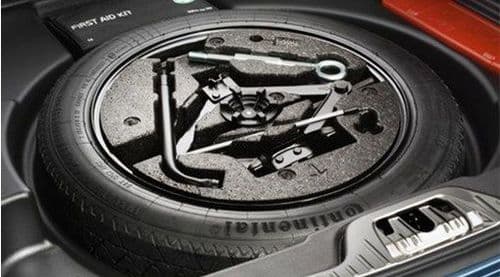 XC60 Spare wheel, storage under the floor MHEV