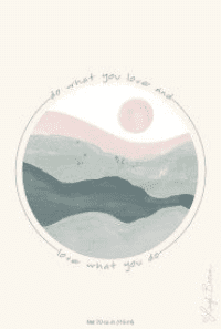 DO WHAT YOU LOVE - WILLOWBROOK SCENTED SACHET