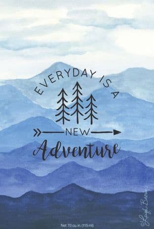 EVERY DAY IS AN ADVENTURE MOUNTAIN - WILLOWBROOK SCENTED SACHET