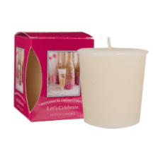 Lets Celebrate Boxed Votive Candle