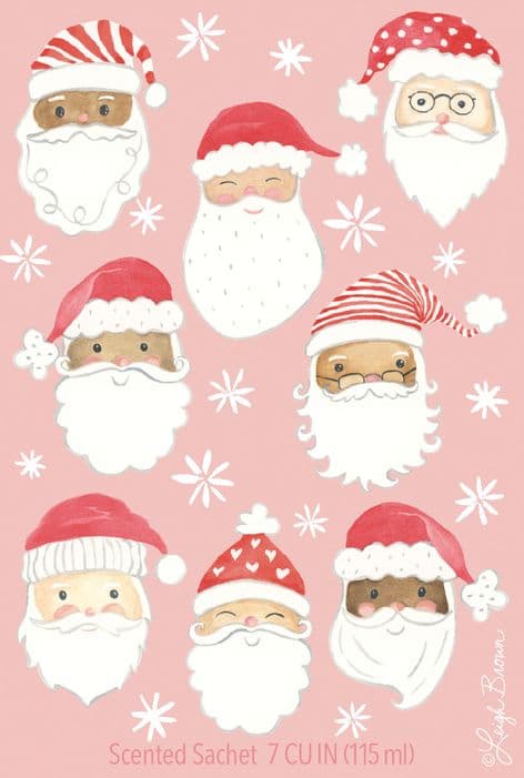 MERRY SANTAS - WILLOWBROOK SCENTED SACHET - NEW