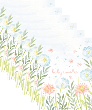 Pack of 6 Baby Powder