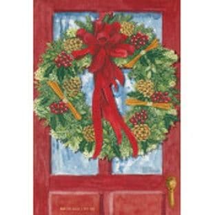 RED DOOR WREATH - WILLOWBROOK SCENTED SACHET