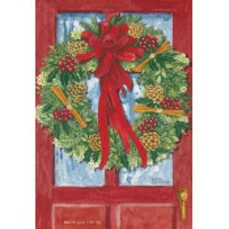 RED DOOR WREATH - WILLOWBROOK SCENTED SACHET