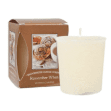 Remember When  Boxed Votive Candle
