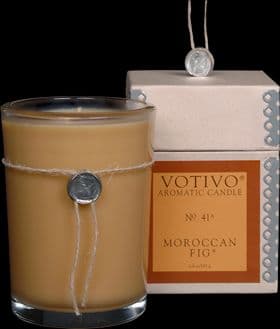 VOTIVO AROMATIC BOXED JAR CANDLE Moroccan Fig